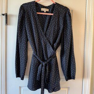 LOFT Plus Wrap blouse, size 18